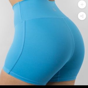 buffbunny blue power shorts / spandex